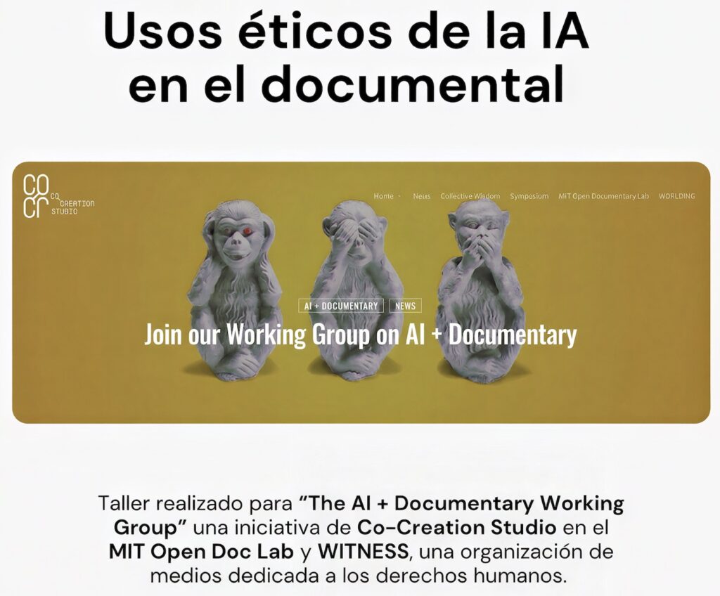 Usos éticos de la IA en el documental