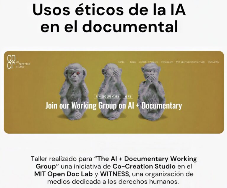 Usos eticos de la IA en el documental